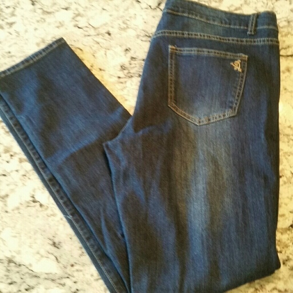 VIP Jeans Destroyed NEW with Tags 15 16 Dark C5 - Picture 6 of 7